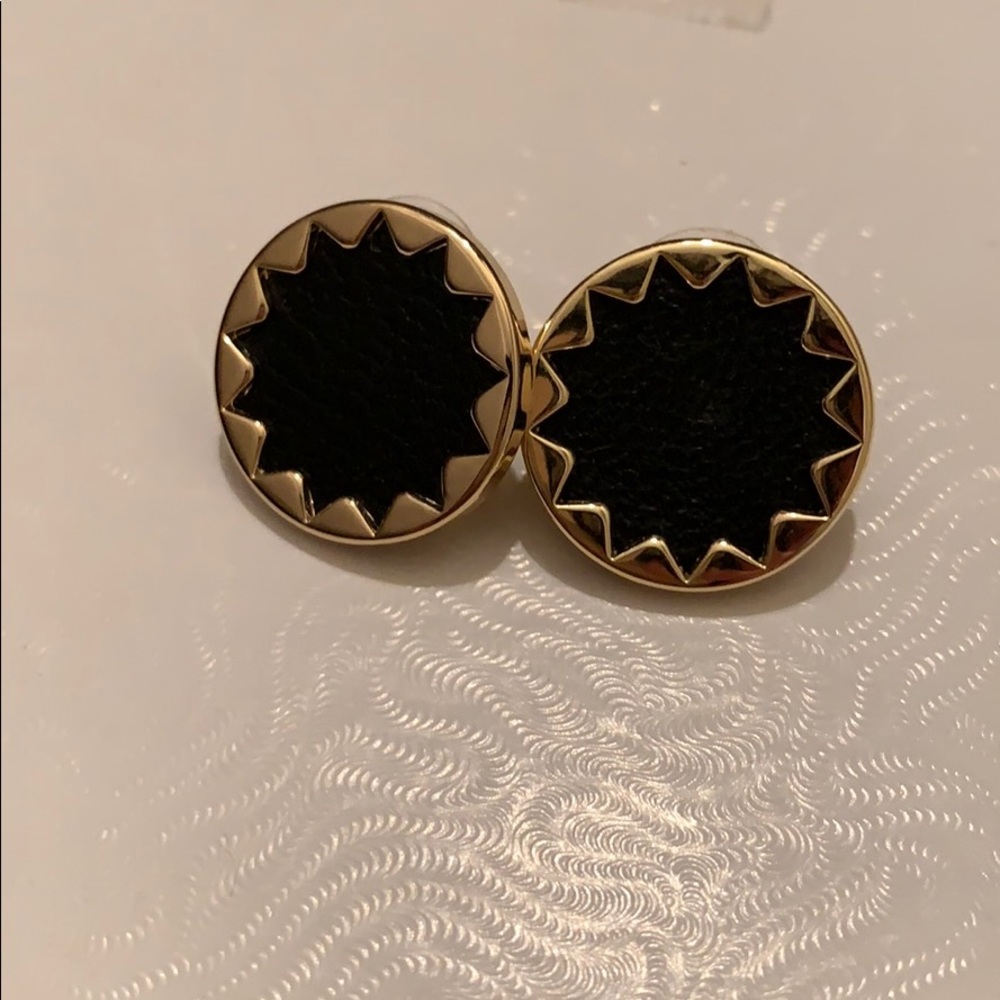 House of Harlow black stud earrings